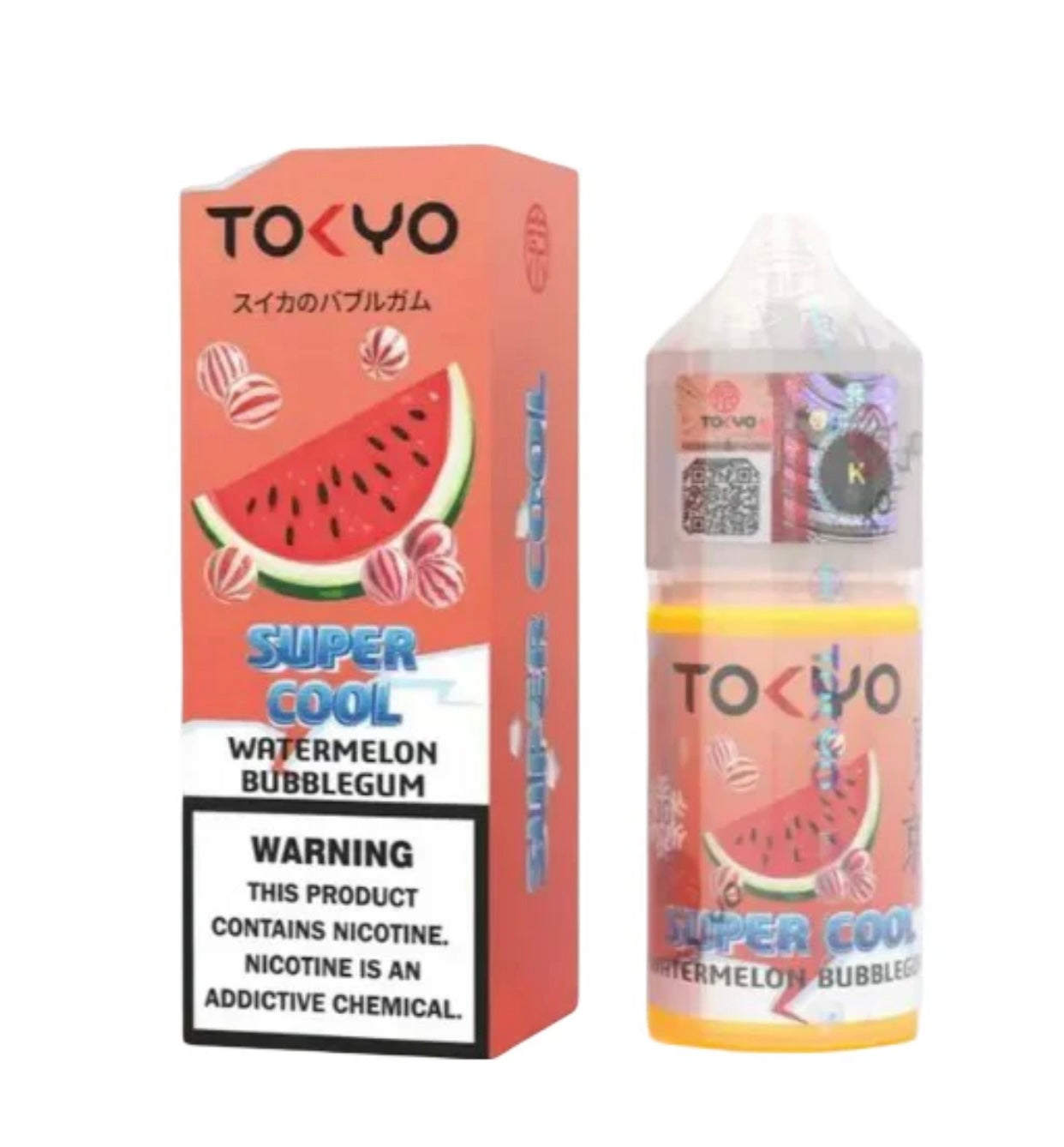 TOKYO SUPER COOL WATERMELON BUBBLEGUM 30ML