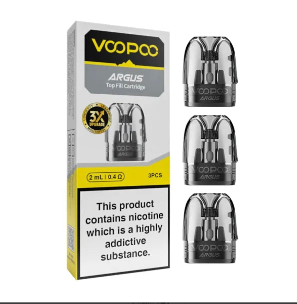 VOOPOO ARGUS CARTIDGES 3 IN A BOX
