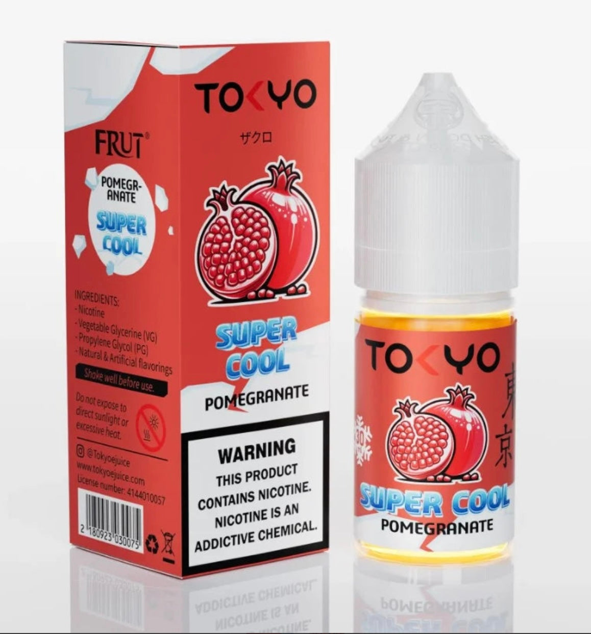TOKYO SUPERCOOL POMEGRANATE 30ml
