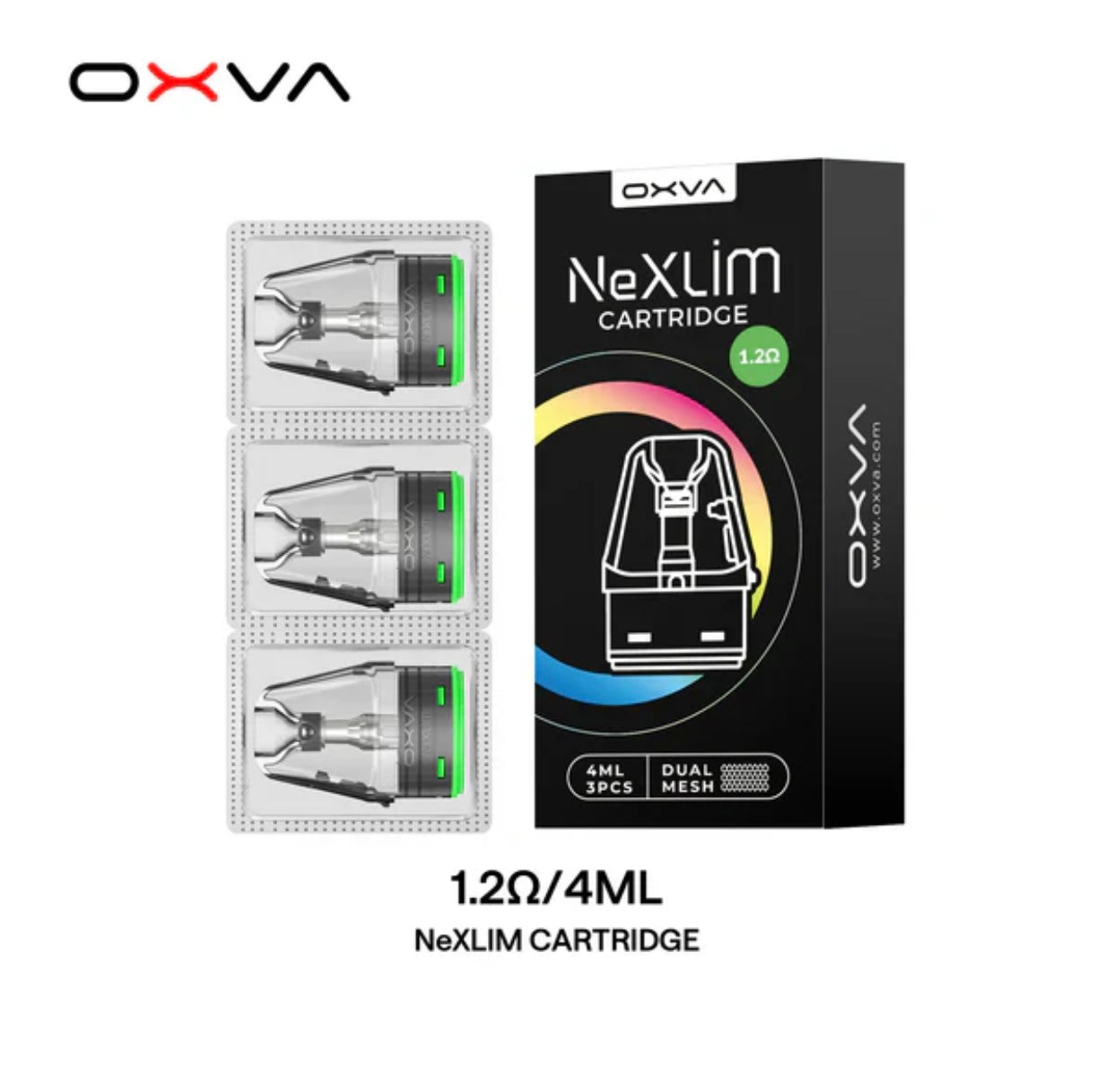 OXVA NEXLIM REPLACEMENT CARTRIGDE 4ml-3pc